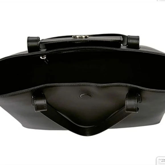 ROBERTO CAVALLI Black Leather Tote